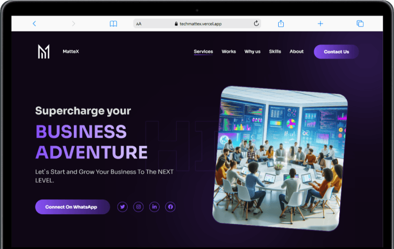 Startup Landing Page